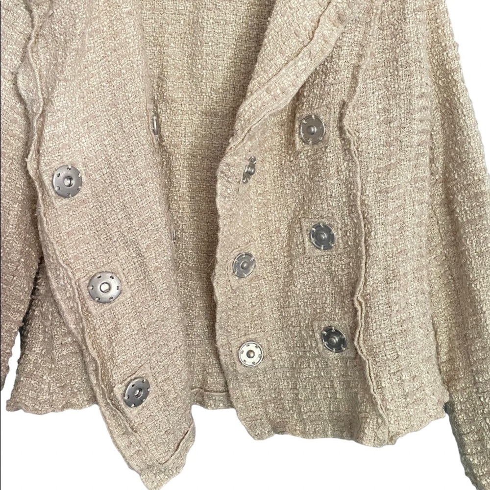 🌴hp🌴 CAbi Cream Double Breasted Blazer - Picture 6 of 10
